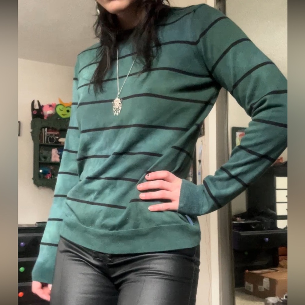 BUNDLE grunge green and black stripes set of 3 items - Picture 6 of 11